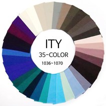 원단대장 폴리스판 ITY 싱글스판 무지 부드러운천 35종-2 의류용, 1060. Beet Red