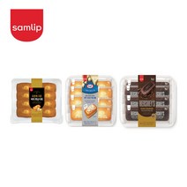 삼립 샤니 삼립 휘낭시에 3종 8개입 3개 (버터 초코퍼지 크림치즈), 버터+초코퍼지+크림치즈