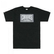 크룩스앤캐슬 GRID CAMO CORE LOGO TEE - BLK(1510730