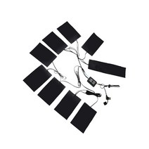 발열점퍼 USB 열선조끼 잠바 자켓 가열 전기 의류 패드 조절 온도 따뜻한 탄소 섬유 패치