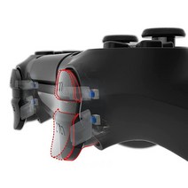 EXtremeRate PS5 컨트롤러 BDM 010 020 숄더 버튼용 클릭 헤어 트리거 키트 컨트롤러용 맞춤형 플래시샷 스톱 플렉스 케이블, For PS4 Tactile Clicky Hair Tr