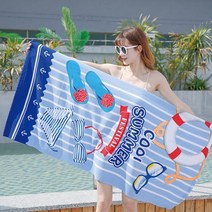 대형 극세사 비치타올/물놀이/수건/친환경 고급원단, 선셋