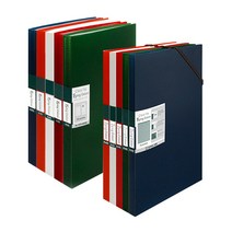 킹짐 A4 클리어화일 8포켓 오렌지, 3개