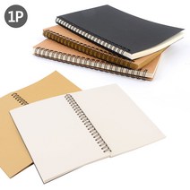 드로잉북 인물 소묘 콘티 노트 필사 캘리그라피 얼굴 스케치 손글씨 연습 X8, 제품선택, 브라운+화이트