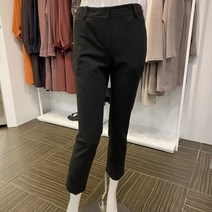 올리비아로렌 일자핏 스판 팬츠 블랙 VOPDLXW9211 NC중앙로점