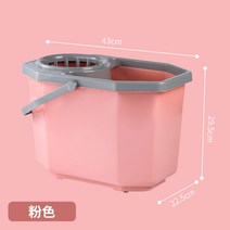 가정용걸레밀대 통 바퀴 달린것 비닐 싱글 배럴 무료로 손세탁 질질끌다 스핀 밀치락달치락함 버켓 상용 롱 4885645774, 1, 핑크 업그레이드 듀얼 모드 1개입 -