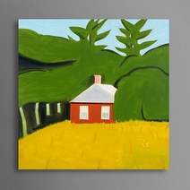 Alex katz 알렉스 카츠 작품 Red House 거실에 걸면 좋은 캔버스 그림액자