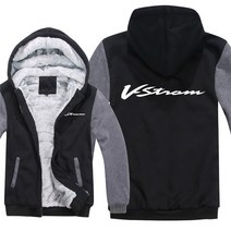 바이크의류 오토바이자켓 스즈키자켓 바이크 오토바이 V-Strom Hoodies 남자 패션 코트 풀 오버 양털 라이, 03 as picture