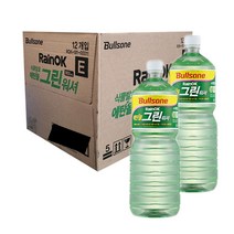 불스원 RainOK 에탄올 그린워셔액1800ml_12개, 불스원 RainOK 에탄올그린워셔 1박스_12개, 12개
