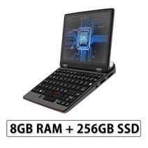 저가 노트북 싼 노트북저렴 휴대용 울트라북 미니 pc 7인치 인텔 j3455 터치, x1 8 플러스 256