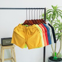 제이엘핏 / 여름 레귤러핏 스판 밴딩 바스락 반바지
