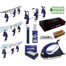 SkinStar Skiwax 세트 11개 스키 텐셔너 다리미 및 범용 왁스 코팅 수리