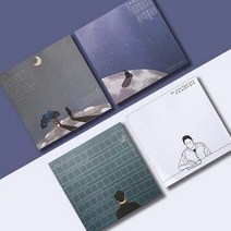 역사문방구 감성 윤동주 시인 굿즈 디자인 떡메모지 메모지 묶음 세트 다꾸용 다꾸러스 문구 굿즈