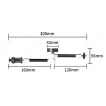 매직 핸드 알루미늄 합금 금속 암 360 학위 볼 헤드 회전 각종 영화 및 Tv 액세서리, 01 MA11 Magic Arm
