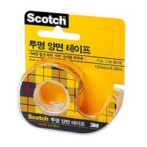 3m투명양면테이프 NO136 폭12mm길이6.35m