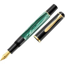 Pelikan 펠리칸 만년필 M200 파스텔그린 흡입식 입사 졸업 만년필선물, 그린, EF(극세밀)