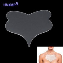 1pcs 재사용 가능한 주름 방지 나비 모양의 치료 가슴 패드 스킨 케어 실리콘 투명 제거 패치 주름 제거