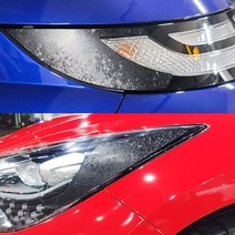 더뉴K5 1세대 전용 헤드램프 포지드카본블랙 리플렉터 데칼스티커