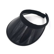 차양막 원터치텐트 캐노피 어닝 여름 자외선 방지 여성 남성 야구 모자 투명 빈 상단 플라스틱 PVC 양산 바이저 자전거 태양 스포츠 아웃도어 차단, BK
