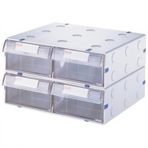 시스맥스 시스템 멀티박스 4단 대형 정리함 커버 트레이 서랍 코스트코