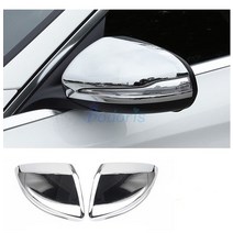 풀커버 미러 사이드 리어 뷰 캡 셸 케이스 메르세데스 벤츠 GLB B C 클래스 W205 E W213 GLC X253 S W222, 02 다크 그레이