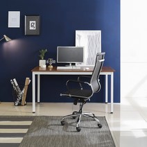 TS-04 LPM 책상 1200x600 철제 컴퓨터 사무용 게이밍 데스크, 화이트프레임/화이트
