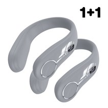 목난로 넥워머 전자핫팩 목히터 넥히터 30대 남자친구생일선물 7200mAh, 그레이+그레이