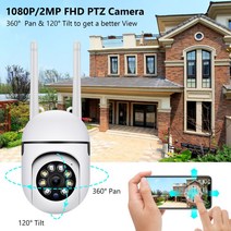 강아지 홈캠 가정용cctv Wouwon-2.4G/5G Wifi 카메라 IP HD 미니 실내 집 보안 감시 CCTV 양방향 오디오 베이비 모니터 YI Iot 앱, 03 Camera Add 64GB_01 3.6mm