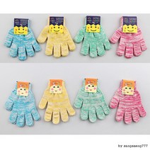 보아스 면색사 키즈 글러브 체험학습용 야외활동용 장갑 어린이장갑 안전용품 캠핑 작업, 종류/3-5세용그린