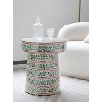 자개테이블 자개상 거실 빈티지 집들이상 감성 가구, A