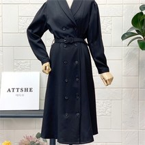 애티쉬 애티쉬 NC09 더블버튼 트렌치원피스 SOP1R381 (7528985)