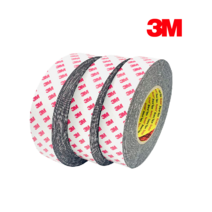 3M PE폼 스폰지 양면테이프 검정 10M, 50mm