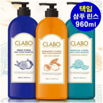 애경 ClABO 클라보 시트러스 샴푸 린스 960ml 택일 +여행용샴푸, 프레쉬 린스1
