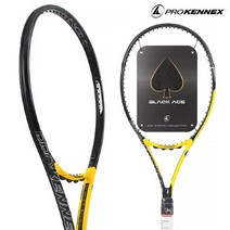 Prokenex Tennis Racquet Black Ace 100 300g 4 1/4 (G2) 16x19 Tennis Racquet, Yonex-Polytour Pro, Auto 44