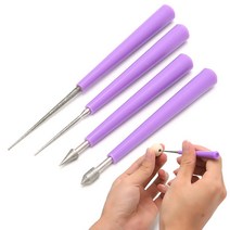 구멍확대 쥬얼리가공 핸드 야스리 연마 다이아몬드 4P, 4P 핸드 다이아몬드 야스리