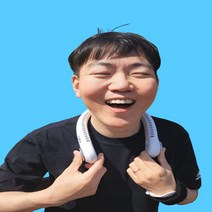 1+1 여름특가휴대용 LED 넥밴드 목걸이선풍기, 1개(특가)