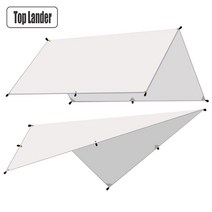 치기쉬운텐트 케빈 오크돔 텐트 3x5m 3x4m 태양 보호소 tarp beach 방수 그늘 야외 캠핑 해먹 레인 풀 tarpaulin garden tourist awning, 오프 화이트, 협력사, 3x3m