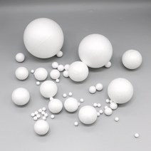 [홈앤스쿨] 스치로폼공 원형 스트로폼 스티로폼공 7mm~200mm, 14.스치로폼공 180mm