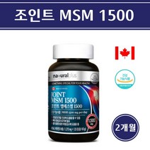 글루코사민 MSM 관절 연골 영양제 디메틸설폰 엠에스엠 식이유황 상어연골 생선콜라겐 녹색잎홍합 캐나다, MSM & 글루코사민 1개