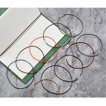 다이어리 노트 책갈피 바인딩 끈 /2p 고급 20대 메모, 브라운_XL
