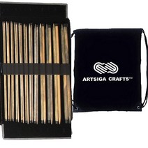 Lykke Umber 35.5cm(14인치) 스트레이트 뜨개질 세트 자작나무 미국 사이즈 4 5 6 7 8 9 10 10.5 11 13 15 17 Artsig