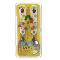 에릭칼 유아스푼포크케이스세트, 혼합 색상, 2세트, 2세트