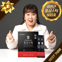 프리미엄 6년근 홍삼 스틱 100 포 진액 엄마 아빠 남자 여자 친구 부모님 예비 사돈 시댁 시아버지 시어머님 장모님 장인어른 생신 어린이집 유치원 선생님 교수님 설날 새해 선물, 6개, 100포
