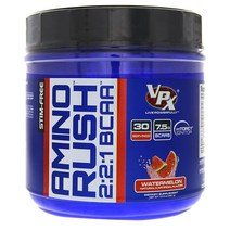VPX 아미노 러쉬 BCAA 210g 워터멜론 맛 Sports Amino Rush Supplement Watermelon 210 Gram, 1개, 1