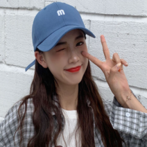 볼캡 무지 야구 빅사이즈 대두 단체모자 큰모자 행사 메쉬 여름 면 여성 커플 모자