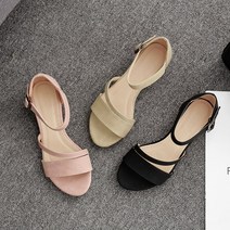 제이드클럽 여성빅사이즈 발볼이 편한 웨지샌들 66-50