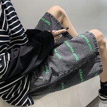 5XL 빅사이즈 허벅돼 남자 캐주얼 청바지 봄 여름 힙한 20대 10대 데일리 반바지