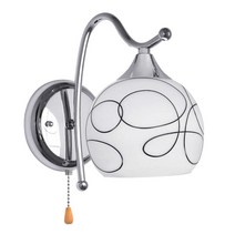 현대 LED 크리스탈 벽 조명 램프 복도 현관 침실 sconce 조명기구 스위치와 하나의 머리, 스위치가있는 한 머리, 실버 화이트