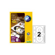8000(프린텍)V3771무광CD라벨일반2칸20매, 단품, 단품