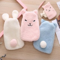 천연고무 보온 물주머니 온열 손 찜질 복부 팩 찜팩, 그레이, 1000ml